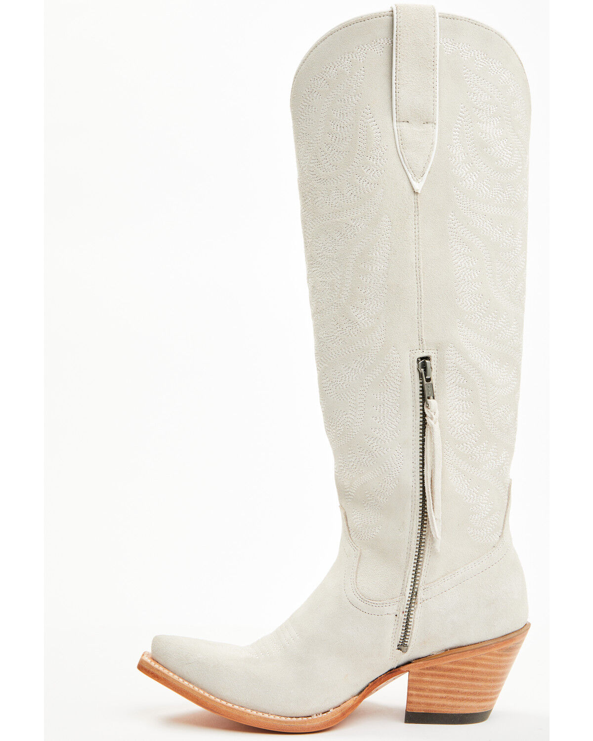 Image #3 - Ariat Women's Laramie StretchFit Tall Western Boots - Snip Toe, White, hi-res
