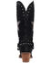 Image #7 - Dingo Women's Lucky Stars Embellished Suede Tall Western Boots - Round Toe, Black, hi-res