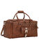 Image #5 - American West Fancy Zip Leather Rodeo Bag, Tan, hi-res