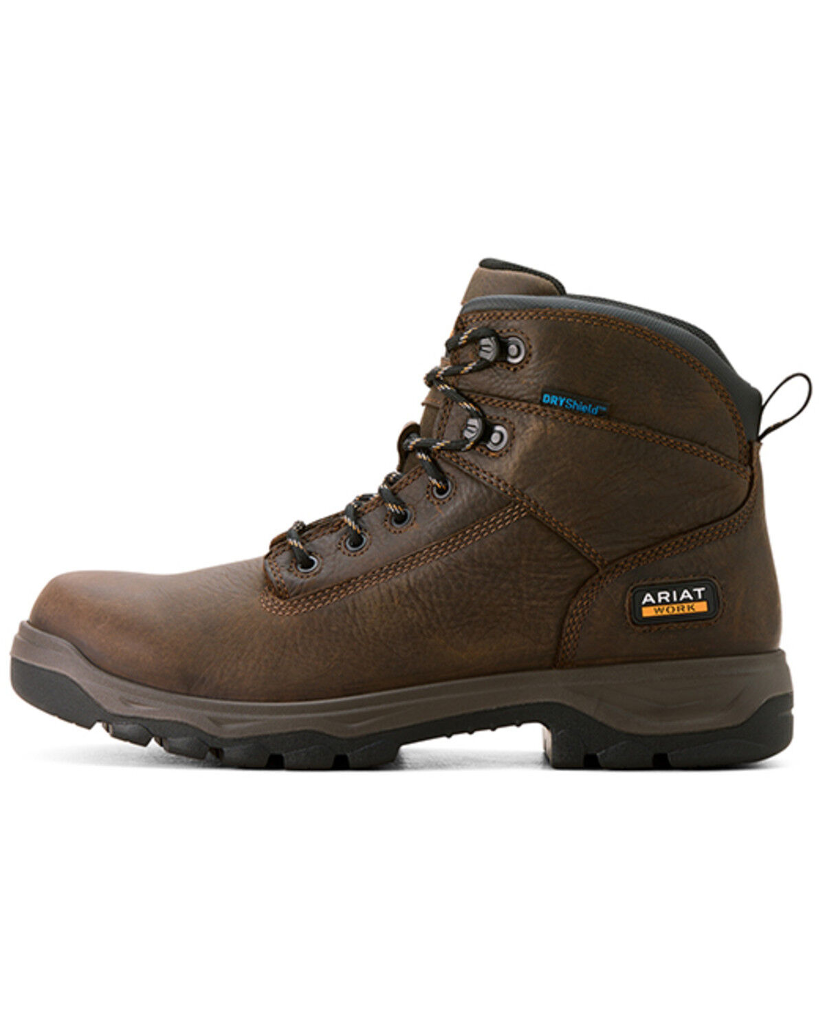 Image #2 - Ariat Men's 6" Turbo Duratread Waterproof Work Boots - Soft Toe, Dark Brown, hi-res