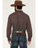 Image #4 - Ariat Men's Constantine Medallion Print Long Sleeve Button-Down Western Shirt, Brown, hi-res