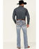 Image #2 - Cody James Core Men's Holt Medium Wash Stretch Slim Bootcut Jeans, Blue, hi-res