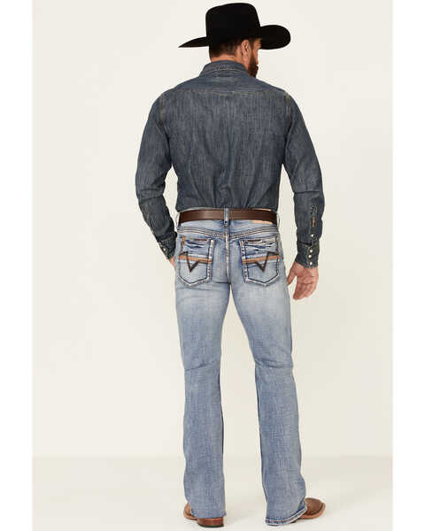 Image #2 - Cody James Core Men's Holt Medium Wash Stretch Slim Bootcut Jeans , Blue, hi-res