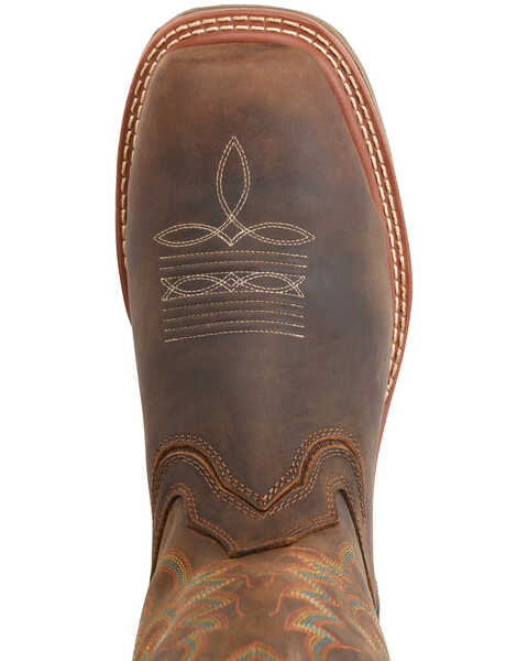 Image #6 - Double H Men's Elijah Western Work Boots - Composite Toe, Brown, hi-res