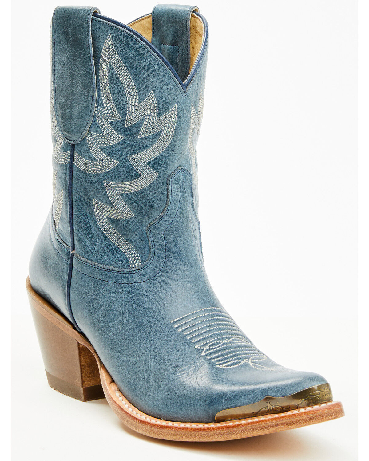 Image #1 - Idyllwind Women's Wheels Western Booties - Round Toe, Navy, hi-res