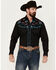 Image #1 - Rodeo Clothing Men's Fancy Smiley Yoke Embroidered Long Sleeve Snap Western Shirt, , hi-res