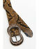 Image #2 - Shyanne Women's Double Loop Snake Print Belt, Brown, hi-res