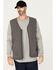 Image #1 - Hawx Men's Weathered Sherpa Lined Work Vest, Charcoal, hi-res