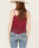 Image #5 - Idyllwind Women's Briarwick Jacquard Tank Top, Maroon, hi-res
