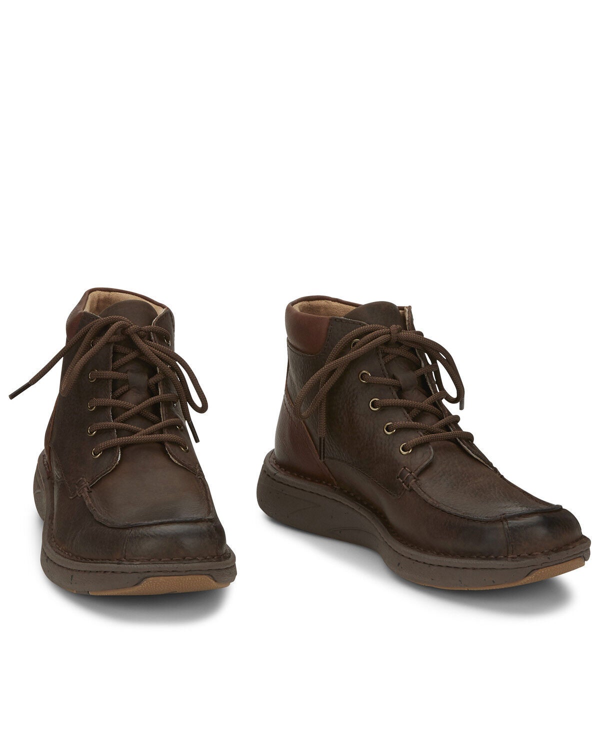 justin moc toe work boots