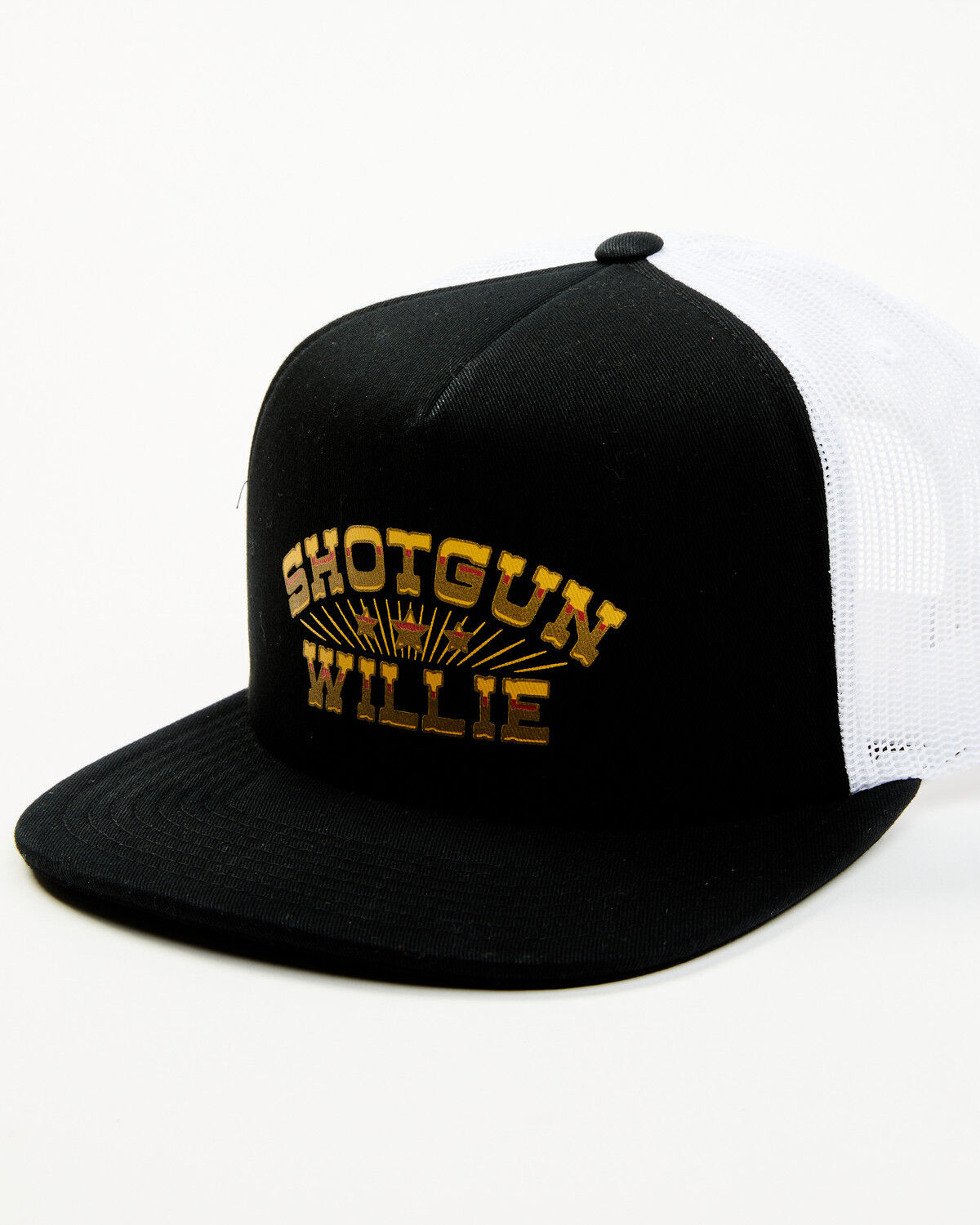 Image #1 - Brixton x Willie Nelson Men's Shotgun Willie Ball Cap, Black, hi-res