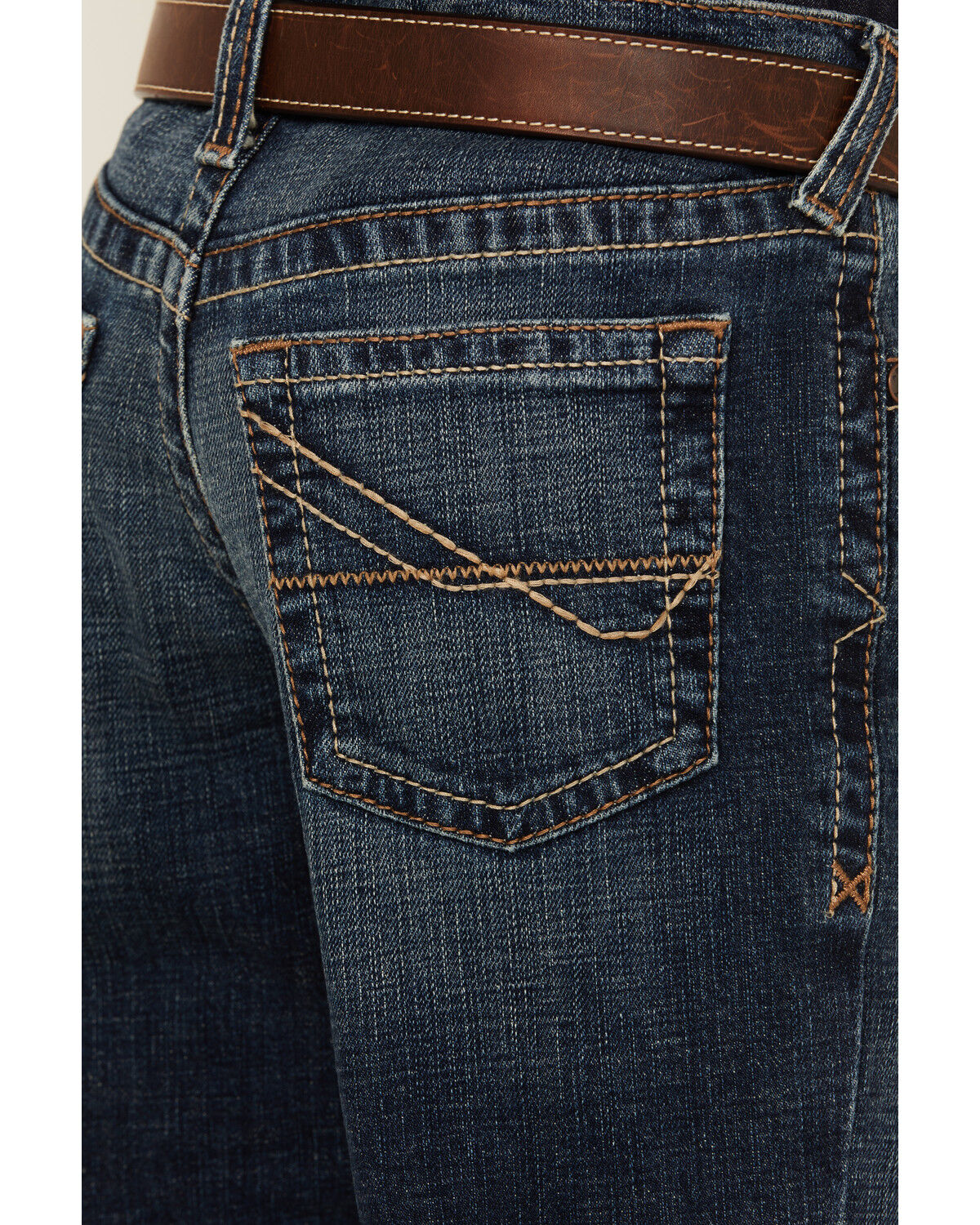 Image #4 - Ariat Boys' Relaxed Bootcut Denim Jeans, Blue, hi-res