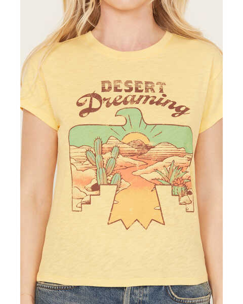 Image #3 - White Crow Women's Desert Dreaming Short Sleeve Graphic Tee, Mustard, hi-res