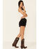Image #4 - Levi's Women's 501® Lunar Denim Shorts, Black, hi-res