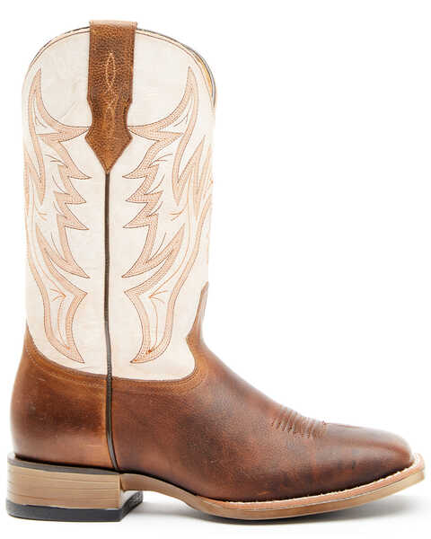 Image #2 - Cody James Men's Hoverfly Western Performance Boots - Broad Square Toe , Cream, hi-res