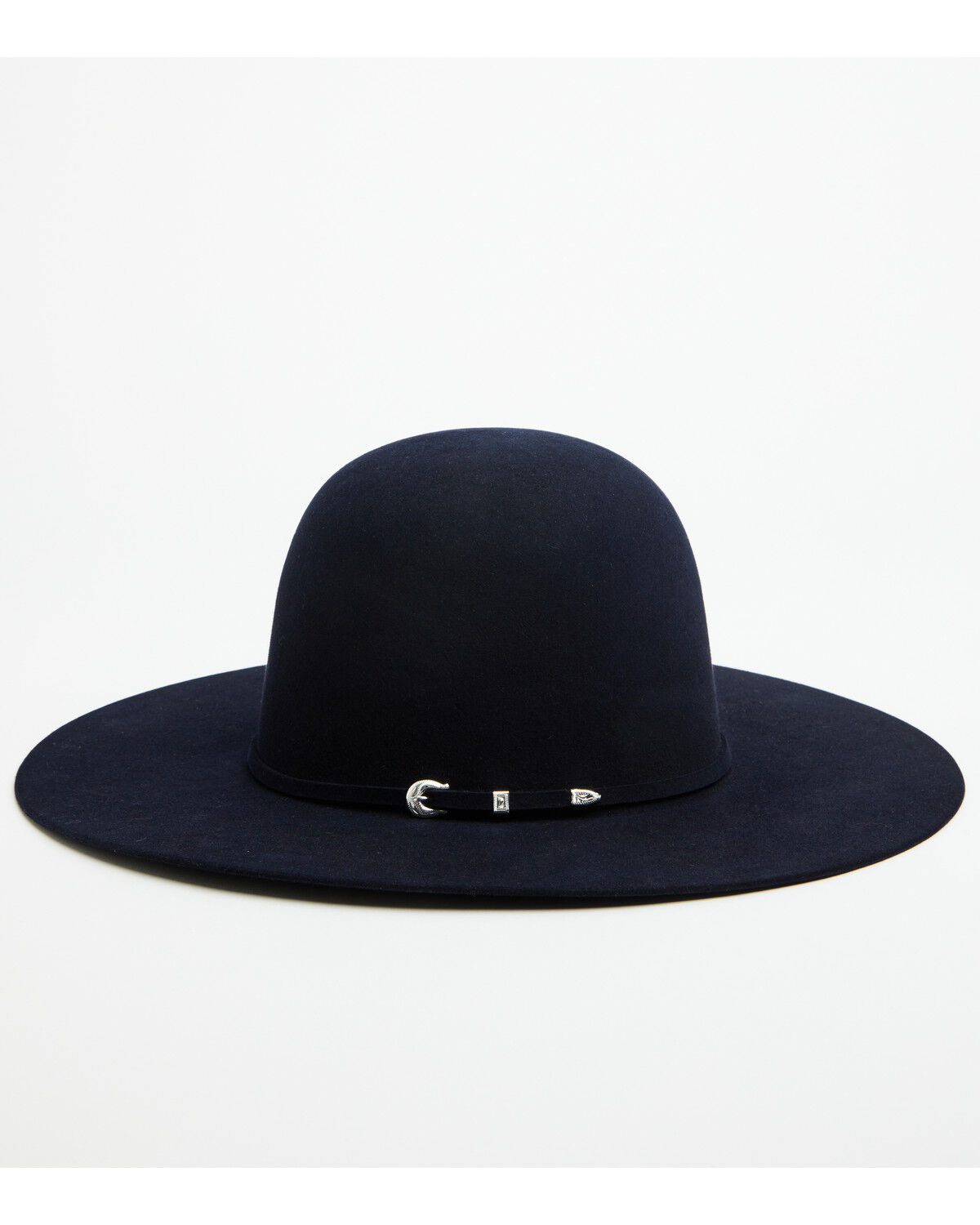 Image #3 - Serratelli Boss 10X Felt Cowboy Hat, Navy, hi-res