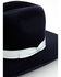 Image #2 - Serratelli Men's 6X Felt Cowboy Hat , Navy, hi-res