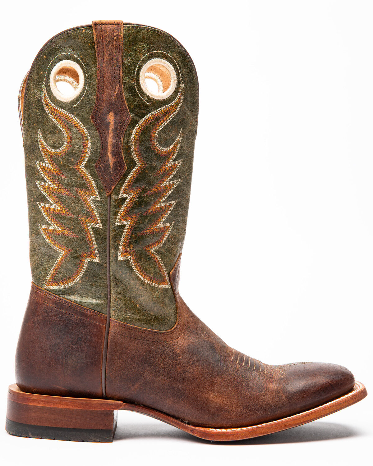 Image #2 - Cody James Men's Union Xero Gravity Western Performance Boots - Broad Square Toe, Green, hi-res