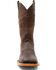 Image #3 - Ferrini Men's Patriot Western Boots - Broad Square Toe, Chocolate, hi-res