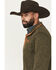 Image #2 - Cinch Men's Solid 1/4 Snap Pullover, Olive, hi-res