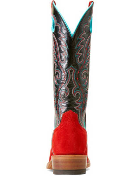 Image #3 - Ariat Women's Futurity Boon Western Boots - Square Toe, Red, hi-res