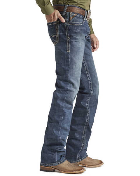Image #2 - Ariat Denim Jeans - M5 Gulch Straight Leg - Big & Tall, Med Wash, hi-res