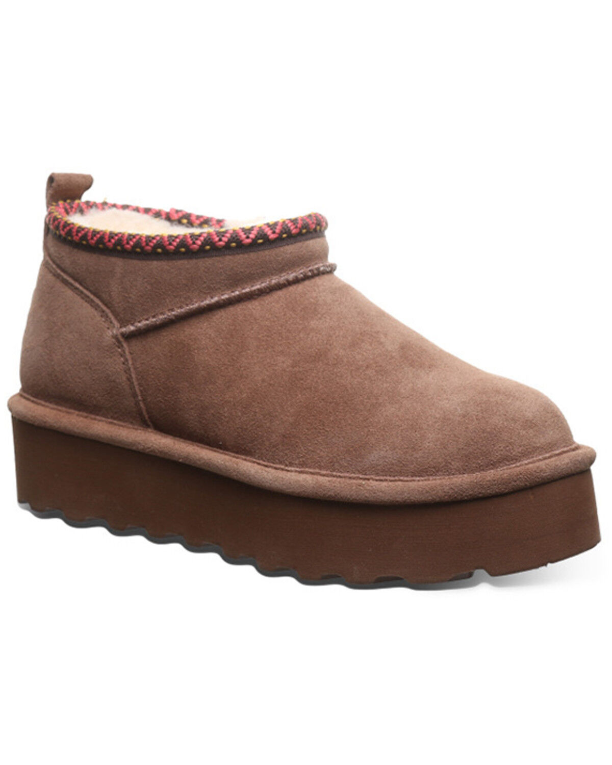 Image #1 - Bearpaw Women's Retro Super Shorty Deco Casual Boots, Brown, hi-res