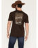 Image #1 - Moonshine Spirit&reg; Men's Tennessee Short Sleeve Graphic T-Shirt, Dark Brown, hi-res