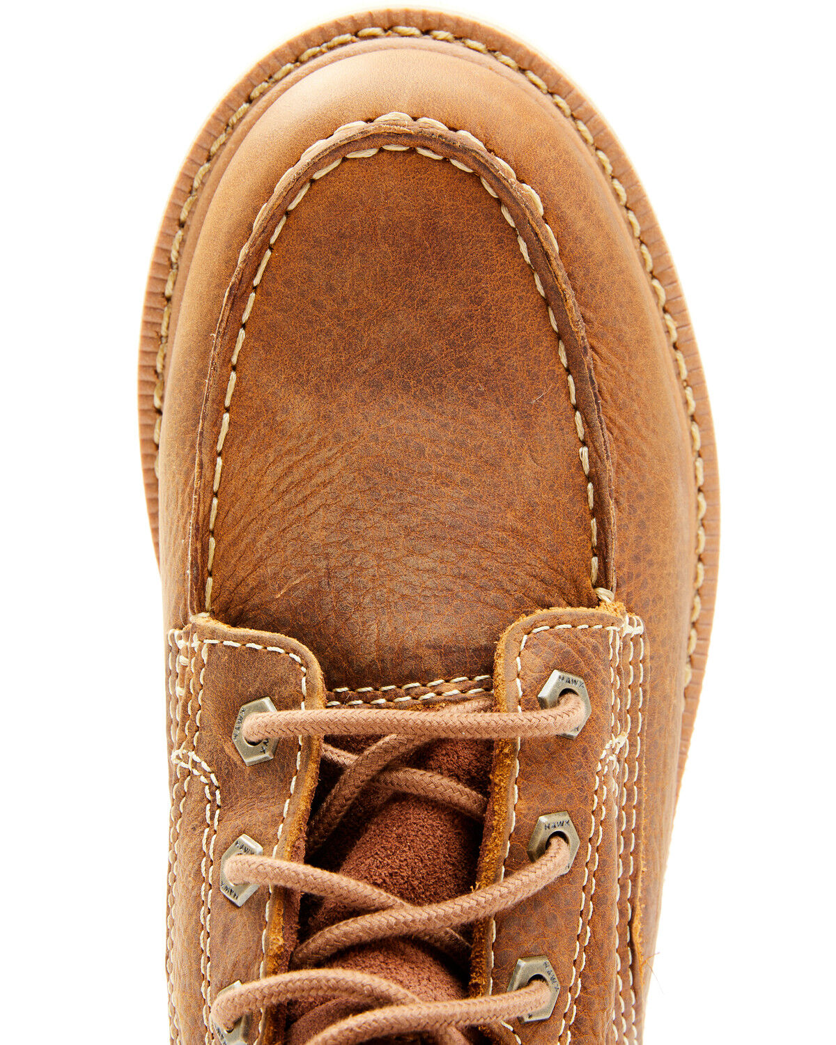 Image #6 - Hawx Men's Brown Wedge Work Boots - Soft Toe, Brown, hi-res