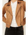 Image #3 - Idyllwind Women's Yorkshire Studded And Embroidered Moto Jacket, Tan, hi-res