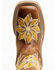 Image #6 - Laredo Women's Melrose Floral Western Boots - Broad Square Toe, Tan, hi-res