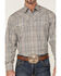 Image #3 - Stetson Men's Smoke Plaid Long Sleeve Snap Western Shirt, , hi-res