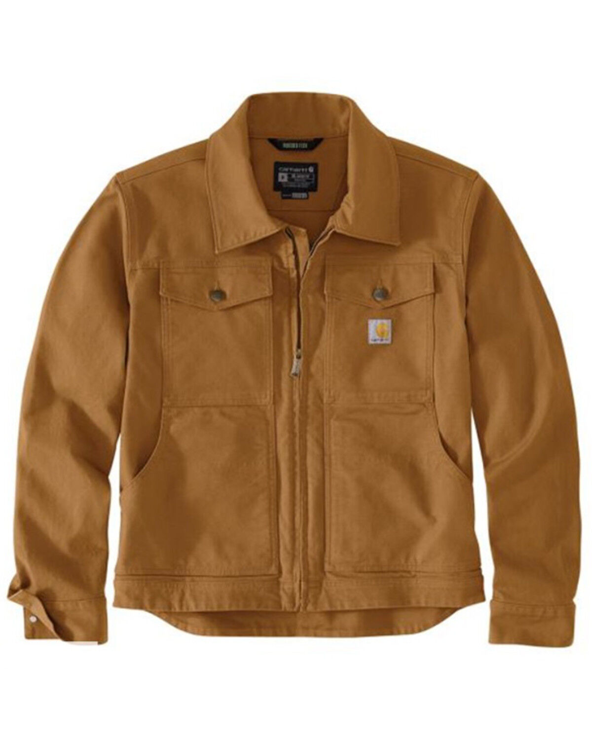 Image #1 - Carhartt Men's Rugged Flex Relaxed Fit Duck Shell Jacket, Brown, hi-res