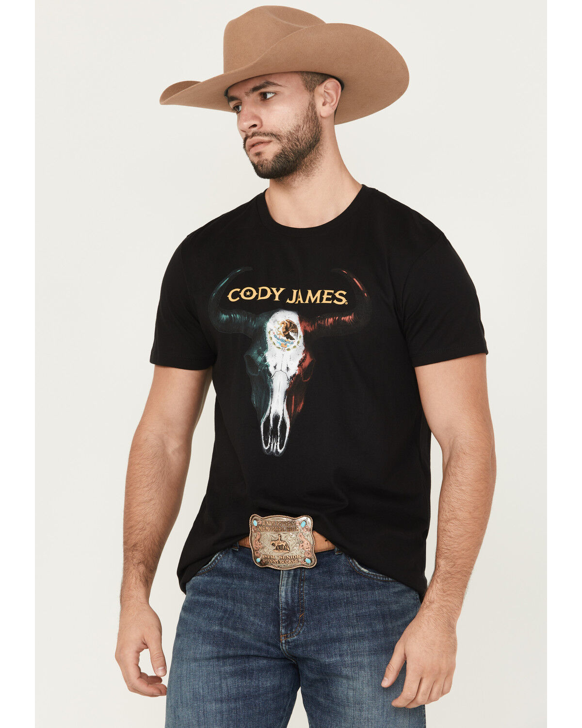 Image #1 - Cody James Men's Pride Short Sleeve Graphic T-Shirt, Black, hi-res
