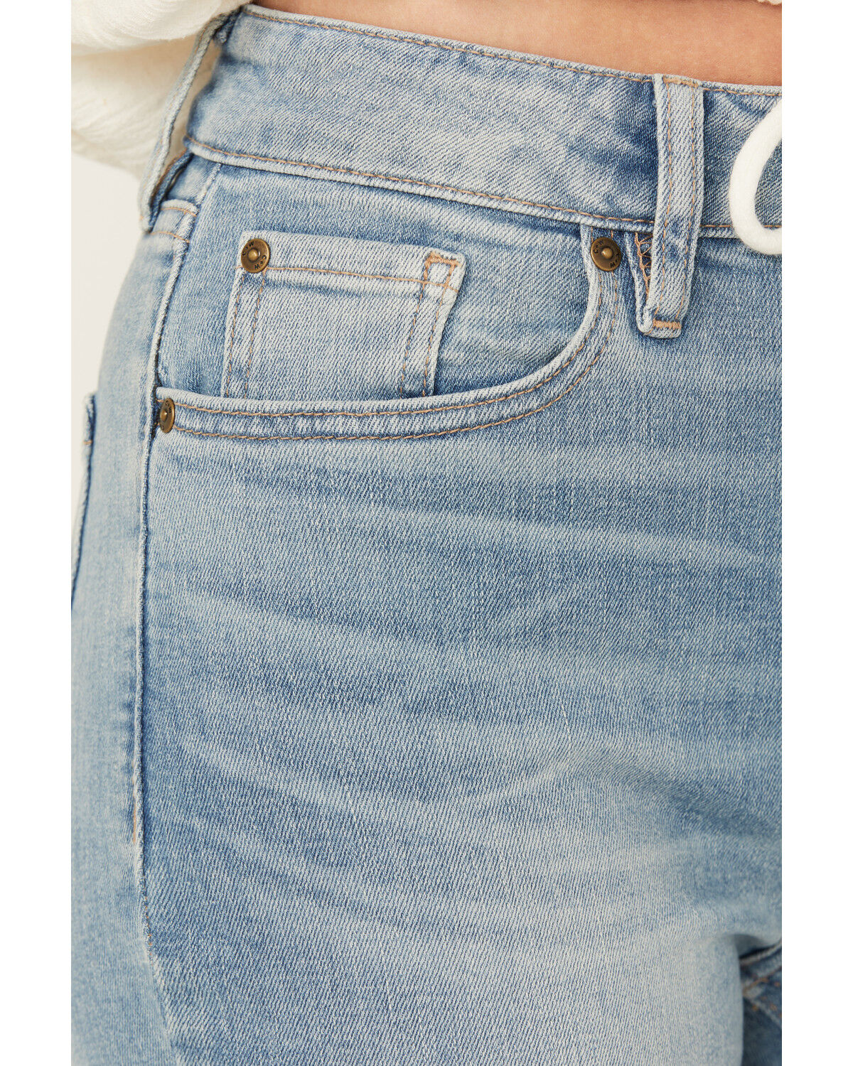 Image #2 - Cleo + Wolf Women's Skye Light Wash High Rise Bootcut Comfort Stretch Denim Jeans, , hi-res