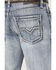Image #4 - Rock & Roll Denim Men's Light Wash Double Barrel Relaxed Straight Denim Jeans, Light Wash, hi-res