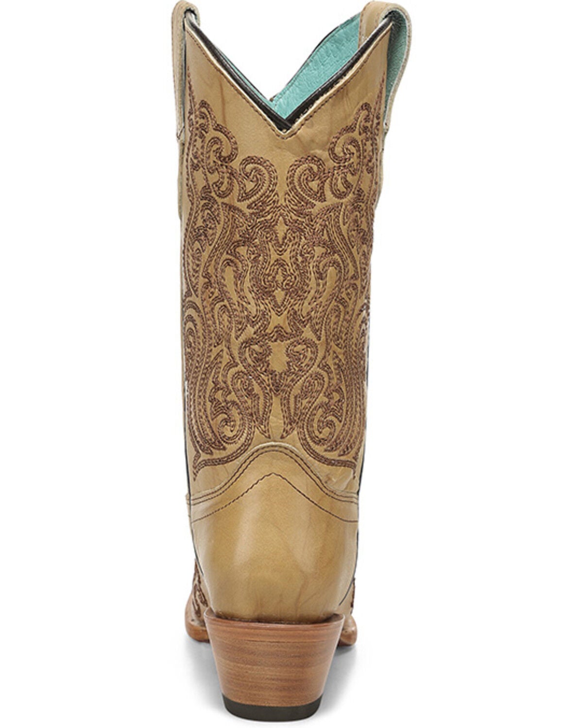 Image #4 - Corral Girls' Western Boots - Snip Toe, Honey, hi-res