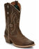 Image #1 - Justin Women's Jesse Brown Western Boots - Square Toe, Brown, hi-res