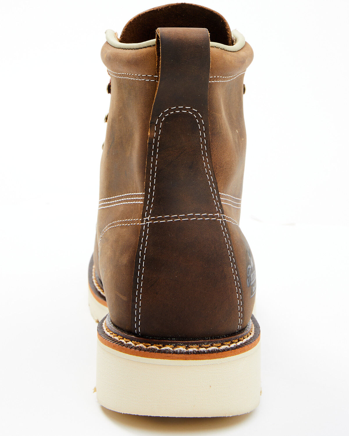 Image #5 - Thorogood Men's American Heritage Classics 6" USA Work Boots - Steel Toe, Brown, hi-res