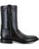 Image #2 - Lucchese Men's Handmade Ward Smooth Ostrich Roper Boots - Round Toe, , hi-res