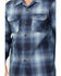 Image #3 - Pendleton Men's Plaid Print Board Shirt, Navy, hi-res