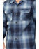 Image #3 - Pendleton Men's Plaid Print Board Shirt , Navy, hi-res