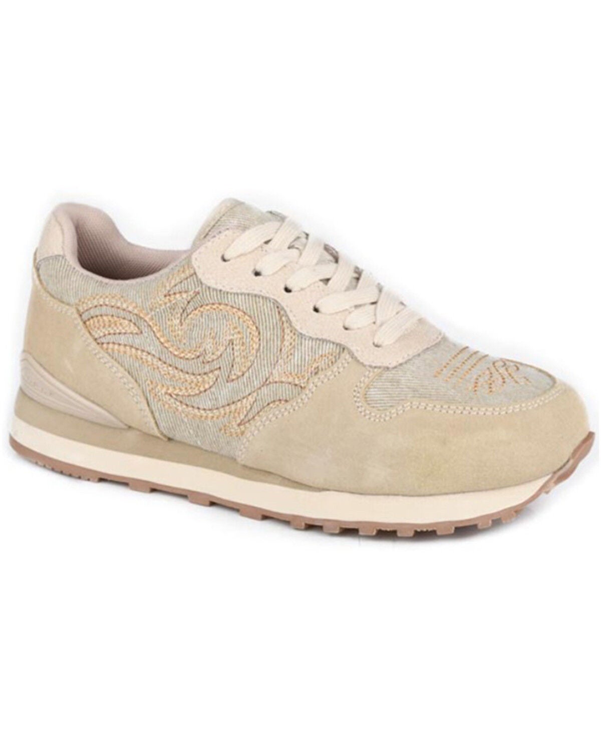 Image #1 - Roper Women's Giddy Up Spice Casual Shoes, Tan, hi-res