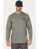 Image #2 - Cody James Men's FR Pyro Long Sleeve Graphic T-Shirt, Grey, hi-res