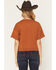 Image #4 - Originality Women's Nashville Horse Short Sleeve Graphic Sweater, Rust Copper, hi-res