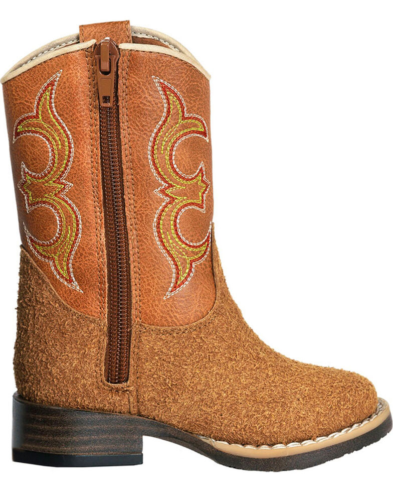 Double Barrel Toddler Boys' Rhett Rough Out Cowboy Boots ...