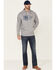 Tin Haul Men's Gray Native Arrowhead Graphic Hooded Sweatshirt , Grey, hi-res