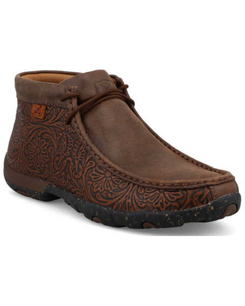 Twisted X Women's Chukka Driving Casual Shoes - Moc Toe , Brown, hi-res