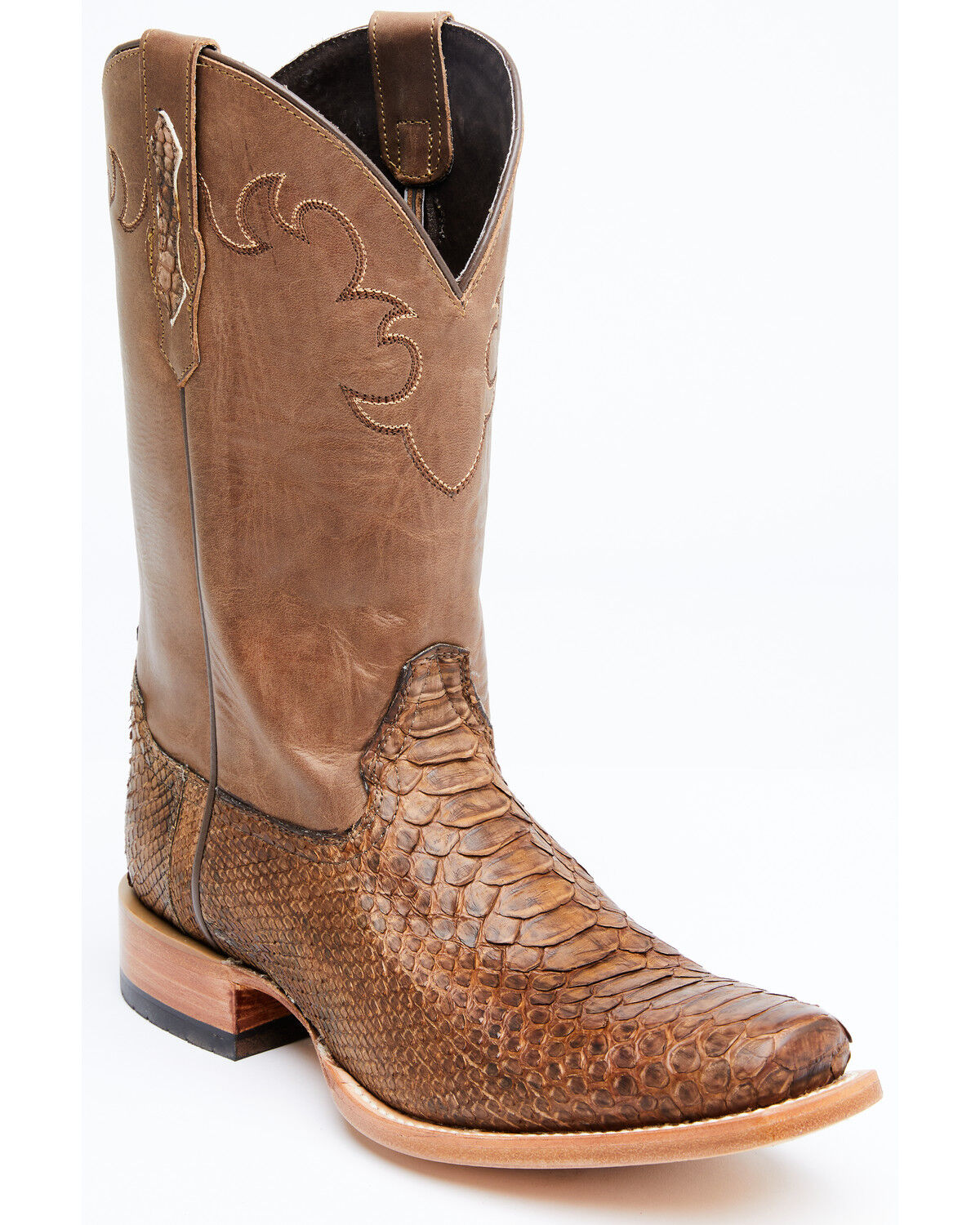 snakeskin cowgirl boots