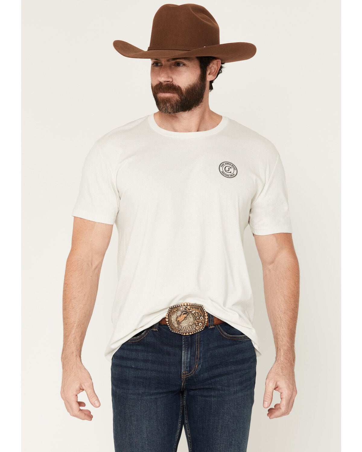 Image #2 - Cody James Men's Original Cowboy Short Sleeve Graphic T-Shirt, Natural, hi-res